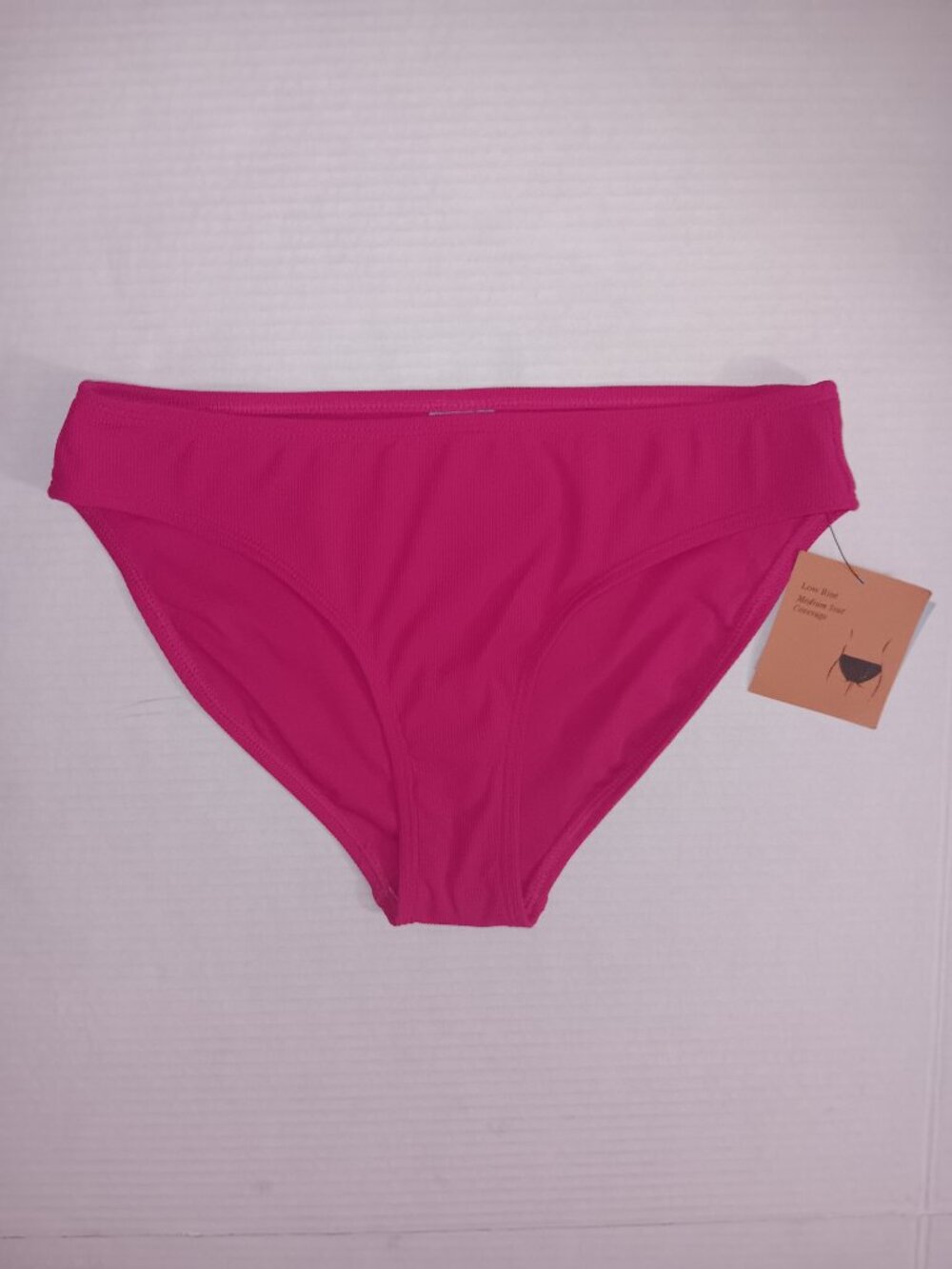 SHADE & SHORE WOMEN'S RIBBED BIKINI BOTTOMS